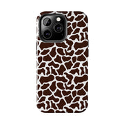 Giraffe Print Tough Phone Case - Stylish & Durable Protection for Animal Lovers