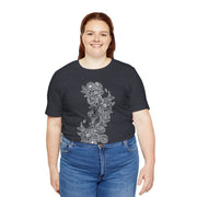 Eco-Friendly Nature Art Unisex Jersey Tee - Botanical Design