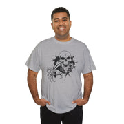 Skeleton Graphic Unisex Heavy Cotton Tee - Perfect for Halloween & Casual Wear
