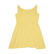 Cheerful Polka Dot Skater Dress for Women – Perfect for Summer Outings and Celebrations