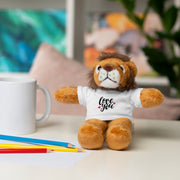 Cute Stuffed Animal with 'Love You' Tee - Perfect Gift for Kids and Beloved Ones