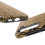 Wild Tiger Print Tough Phone Case - Stylish and Durable