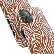 Stylish Zebra Print Tough Phone Case - Durable Protection & Trendy Design