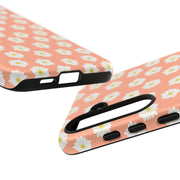 Daisy Pattern Tough Samsung Galaxy Phone Case - Floral Design for Stylish Protection