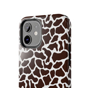 Giraffe Print Tough Phone Case - Stylish & Durable Protection for Animal Lovers