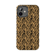 Wild Tiger Print Tough Phone Case - Stylish and Durable