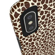 Giraffe Print Tough Phone Cases - Stylish & Durable Protection for Animal Lovers