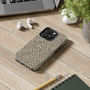 Leopard Print Tough Phone Case - Stylish & Durable Protection