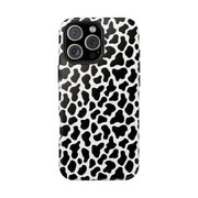 Stylish Cow Print Tough Phone Case - Durable Protection for Animal Lovers