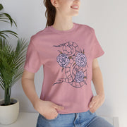 Botanical Snake Unisex Tee - Nature-Inspired Graphic Shirt