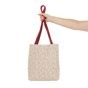 Elegant Floral Pattern Tote Bag - Eco-Friendly Shopping Bag for All Occasions