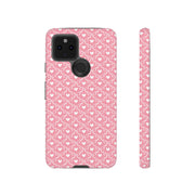 Pink Heart Pattern Tough Google Pixel Phone Case - Cute and Durable Protection