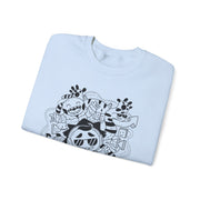 Playful Graphic Unisex Crewneck Sweatshirt - Perfect for Casual Outings and Gifts
