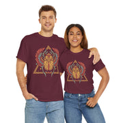 Bohemian Graphic Unisex Heavy Cotton Tee – Vintage Beetle Design