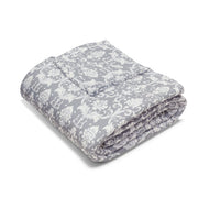 Luxury Arctic Fleece Blanket - Elegant Grey Pattern for Cozy Home Decor