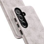 Floral Tough Samsung Galaxy Phone Case - Durable Design for Nature Lovers