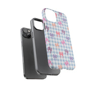 Cute Bow Pattern iPhone Case - Tough Cases for Girls & Women