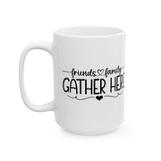 Friends and Family Ceramic Mug - Heartwarming Gift for Loved Ones