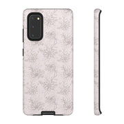 Floral Tough Samsung Galaxy Phone Case - Durable Design for Nature Lovers
