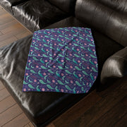 Cozy mermaid Pattern Soft Blanket – Perfect for Home Décor & Gifts