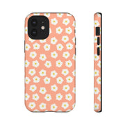 Floral Tough Phone Case with Daisy Design