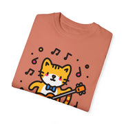 Devotree Cat Musician Unisex T-Shirt - Fun & Playful Gift for Cat Lovers