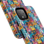 Colorful Cat Google Pixel Phone Case - Tough Cases for Pet Lovers