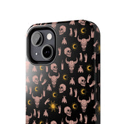 Gothic Skull Tough Phone Case - Durable Design for Alternative Style Lovers