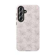 Floral Tough Samsung Galaxy Phone Case - Durable Design for Nature Lovers