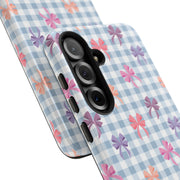 Cute Bow Pattern Tough Samsung Galaxy Phone Case - Stylish Protective Cover for Everyday Use