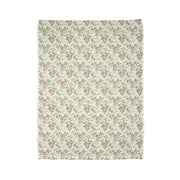 Floral Cozy Polyester Blanket - Soft Floral Design for Home Decor