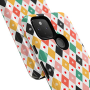 Colorful Diamond Pattern Google Pixel Phone Case - Tough Cases