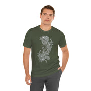 Eco-Friendly Nature Art Unisex Jersey Tee - Botanical Design