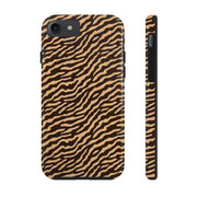 Wild Tiger Print Tough Phone Case – Durable Protection for Adventurers