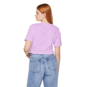 Bohemian Floral Snake Unisex Tee - Soft Pastel Color Shirt for Nature Lovers