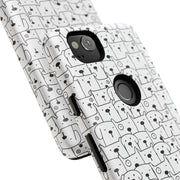 Cute Dog Pattern Google Pixel Phone Case - Tough Cases for Pet Lovers