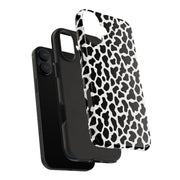 Stylish Cow Print Tough Phone Case - Durable Protection for Animal Lovers