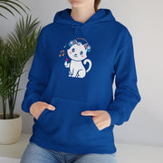Cute Cat Music Lover Hoodie - Unisex Heavy Blend™ Sweatshirt