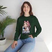 Cute Gaming Crewneck Sweatshirt - Candy Gamer Design