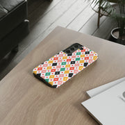 Colorful Hearts Samsung Galaxy Phone Case - Stylish Tough Cases for Everyday Protection