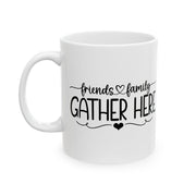 Friends and Family Ceramic Mug - Heartwarming Gift for Loved Ones