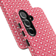 Cute Heart Pattern Samsung Galaxy Phone Case - Tough Protection for Everyday Use