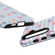 Cute Bow Pattern Tough Samsung Galaxy Phone Case - Stylish Protective Cover for Everyday Use