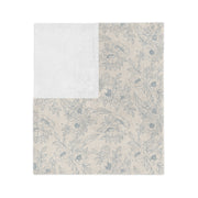 Floral Velveteen Microfiber Blanket - Cozy Home Decor for Relaxation