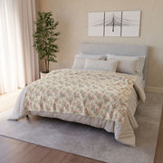 Cozy Floral Soft Polyester Blanket for Relaxation and Home Decor