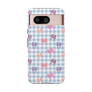 Bow-Patterned Google Pixel Phone Case - Stylish Protection for Your Device
