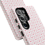 Stylish Samsung Galaxy Phone Case with Pink Ribbon Design