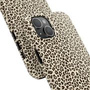 Leopard Print Tough Phone Case - Stylish & Durable Protection