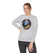 Youth Skateboarding Panda Long Sleeve Tee - Fun and Sporty Design for Active Kids