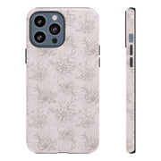 Floral Tough iPhone Case - Durable Protection with Elegant Design